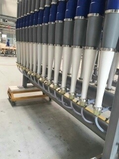 循環紙製造プロセス鋳造のための高低一貫性中央浄化器